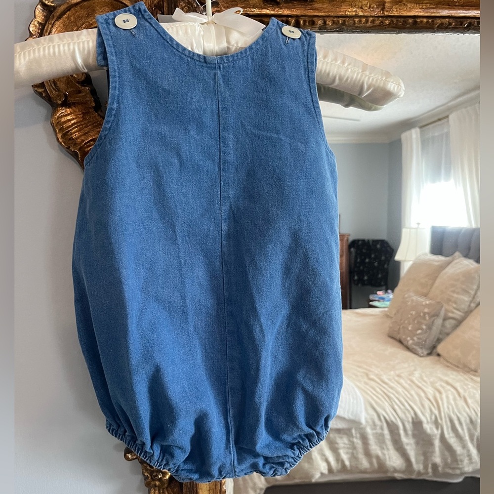 Ragsland Blue Denim Kids Bubble, size 18mos